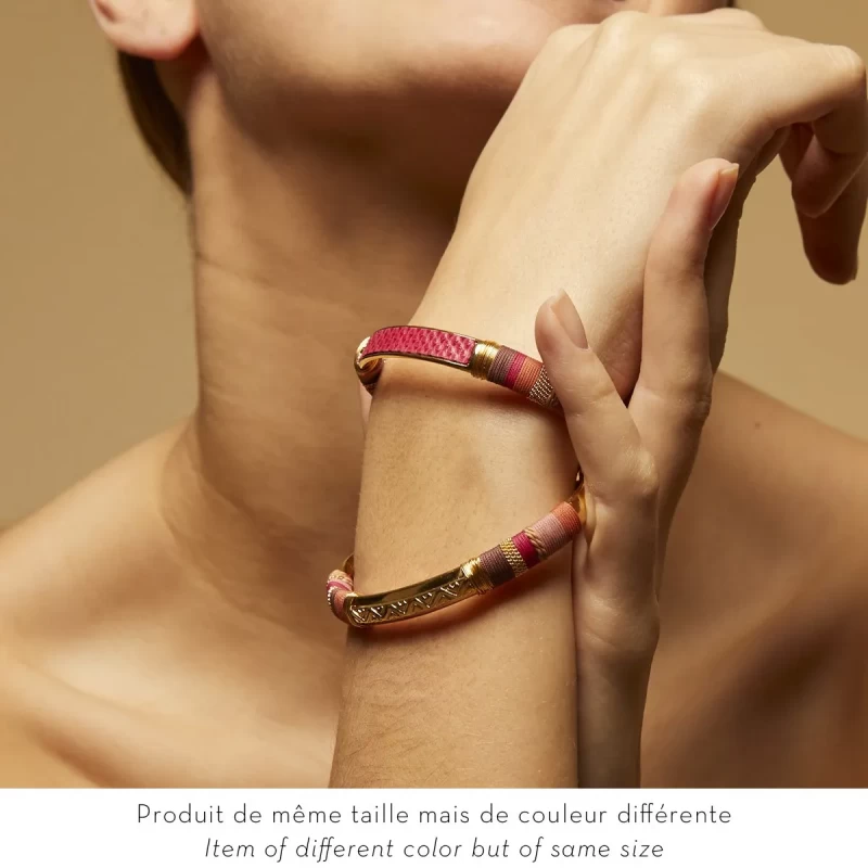 Bracelet GAS Bijoux - Caftan acétate or - Bleu nuit main image 0