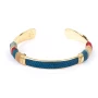 Bracelet Massai bleu doré - Gas bijoux