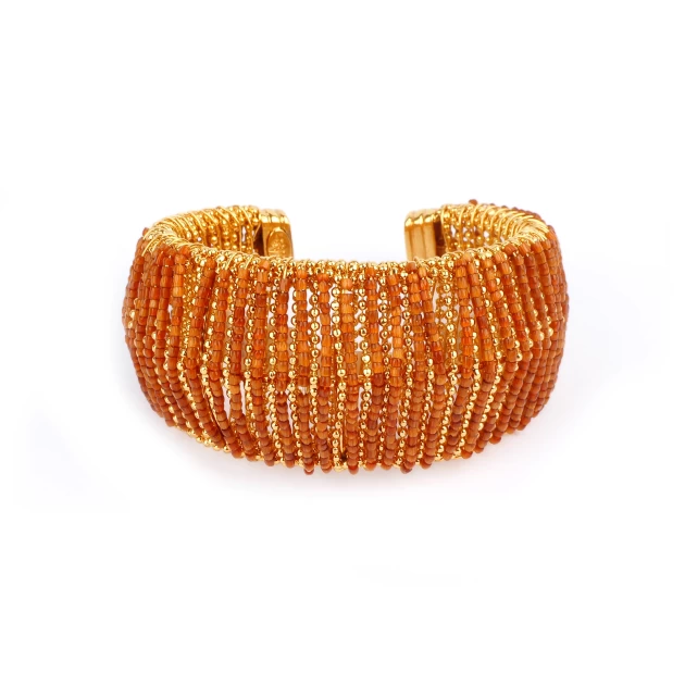 Izzia gold cuff bracelet -...