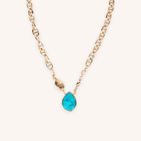 Collier Billy or - Gas bijoux