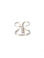 Bague ajustable Zuzanna en acier inoxydable - Zag bijoux