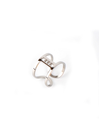 Bague ajustable Zuzanna en acier inoxydable - Zag bijoux
