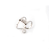 Zuzanna adjustable ring in stainless steel - Zag bijoux