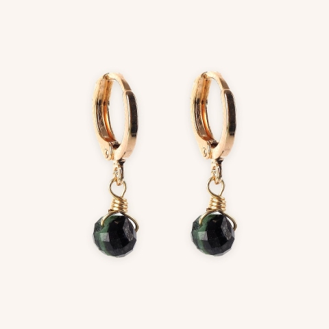 Anna gold plated earrings - Apple Cinnamon