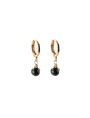 Boucles d'oreilles Anna plaque or - Pomme Cannelle