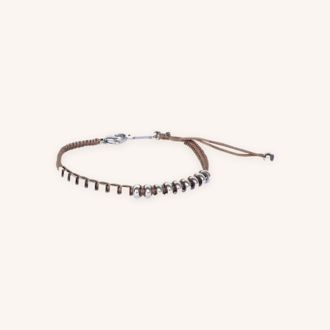 Bracelet lien Fabian acier - Zag Bijoux