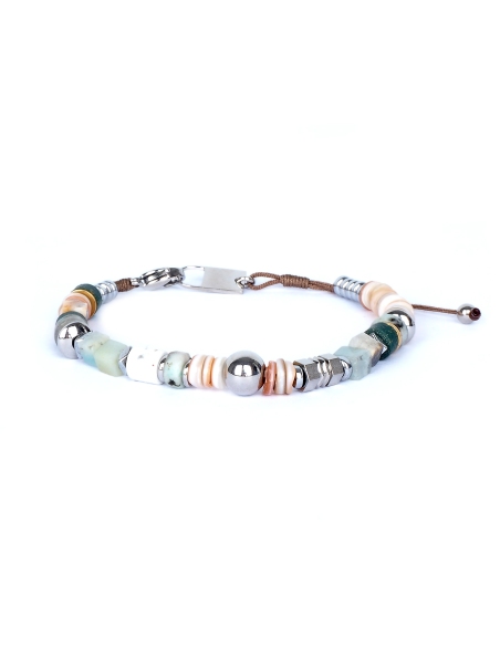 Nino steel link bracelet - Zag Bijoux