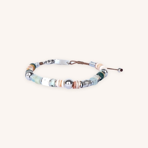 Bracelet lien Nino acier - Zag Bijoux