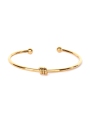 Pei steel gold bangle bracelet - Zag Bijoux