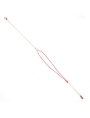 Gold-plated red eye cord bracelet - Pomme Cannelle