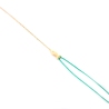 Gold-plated goldfish cord bracelet - Pomme Cannelle