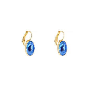 Oval ocean delight gold earrings - Bohm Paris