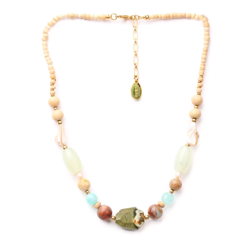 Danube gold necklace - Nature Bijoux