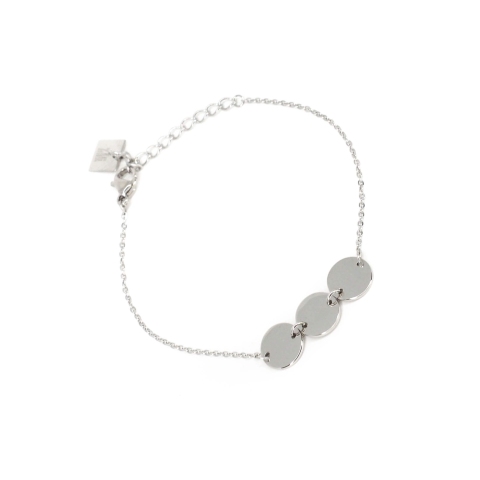 Pastilles silver bracelet - Zag Bijoux