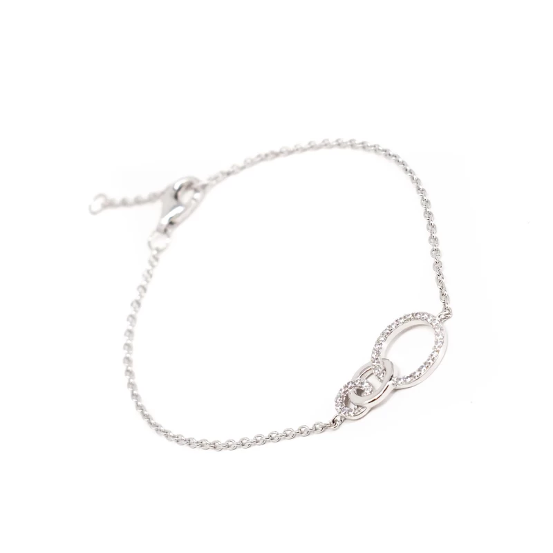 Olympe silver bracelet - Pomme Cannelle