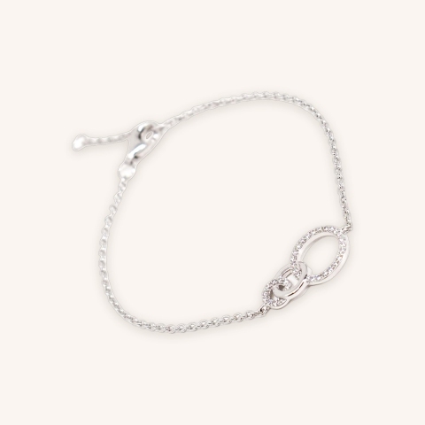 Olympe silver bracelet - Pomme Cannelle