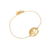Bracelet arbre de vie en acier jaune - Zag Bijoux