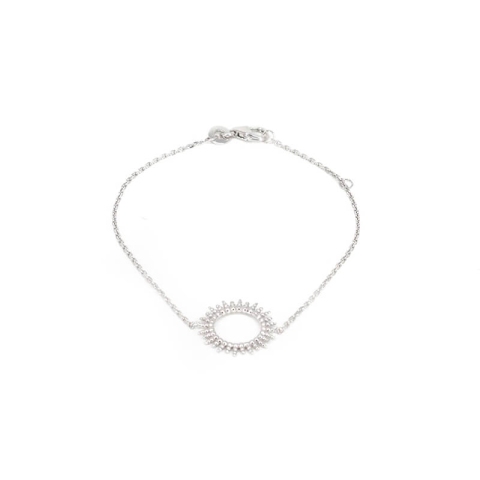 Bracelet soleil en argent - Pomme Cannelle