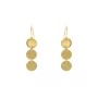 Pastilles gold earrings - Zag Bijoux