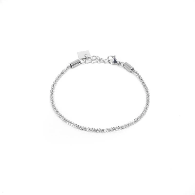 Torsade silver bracelet - Zag Bijoux