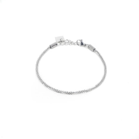Bracelet torsade en acier - Zag Bijoux