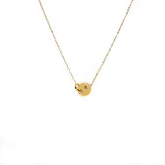Union gold necklace - Zag...