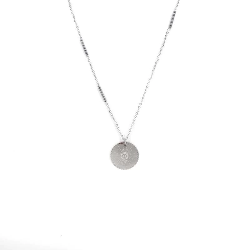 Eye silver necklace - Zag Bijoux