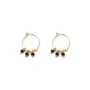 Pampilles gold hoop earrrings - Pomme Cannelle