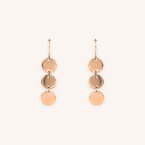 Pastilles rose gold earring - Zag Bijoux