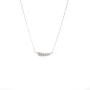 Ears of wheat stainless steel necklace - Zag bijoux