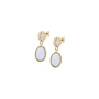 Pearl shine gold earrings - Lovely Day