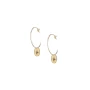 Shine gold hoop earrings - Lovely Day