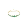 Green Laguna gold bangle bracelet- Shyloh Paris