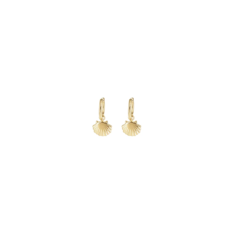 Shella gold hoop earrings - Shyloh Paris