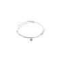 Double elastic labradorite silver bracelet - Doriane bijoux