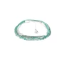Bracelet multi-tours wavy menthe turquoise - Doriane bijoux