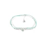 Turquoise aventurine fine multi-wrap bracelet - Doriane bijoux