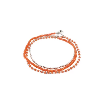 Bracelet triple élastiques heaven corail - Doriane bijoux