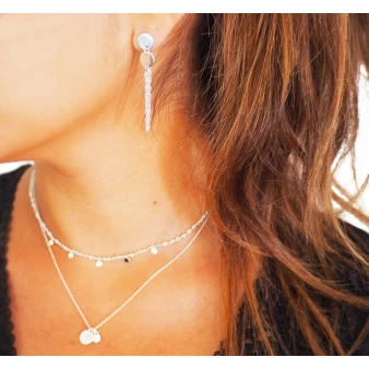 Amazonite mini pastilles necklace - Doriane bijoux