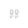 Star hoop earrings in steel - Zag Bijoux