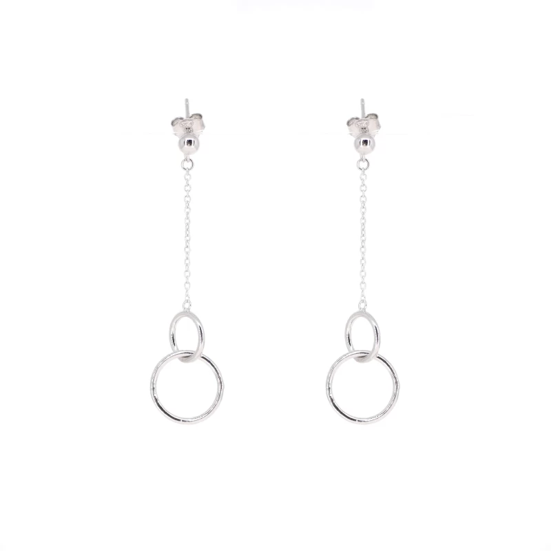 Double circle silver - Pomme Cannelle