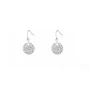 Hammered silver earrings - Pomme Cannelle