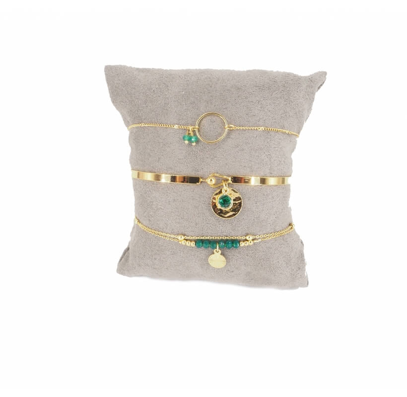 Compo de 3 bracelets amazonia dorée - By Pomme Cannelle