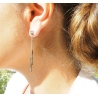 Barrettes rose gold earrings - Zag Bijoux