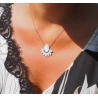 Collier Palm nacre en acier - Zag Bijoux