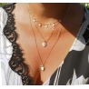 Precious turquoise gold necklace - Zag Bijoux