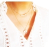 Riviera pearl necklace gold - Pomme Cannelle