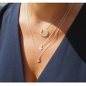 Collier soleil en argent - Pomme Cannelle