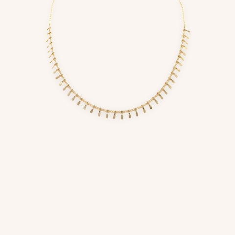 Collier mini épis en plaqué or - Pomme Cannelle