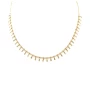 Mini ears gold necklace - Pomme Cannelle
